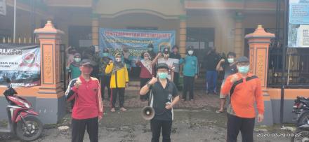 PENYEMPROTAN DISINFEKTAN MENCEGAH VIRUS COVIT-19