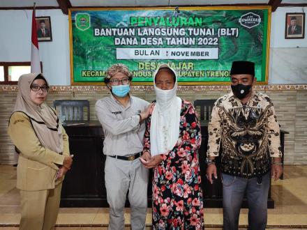 Penyaluran BLT DD 2022 Bulan Nopember - Desa Jajar Kec. Gandusari Trenggalek