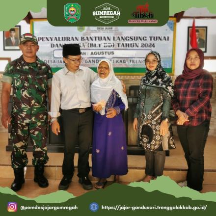 Penyaluran BLT DD Bulan Agustus 2024 Desa Jajar